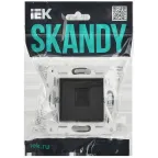 SKANDY Розетка компьютерная RJ45 кат.6 SK-K02T титан IEK