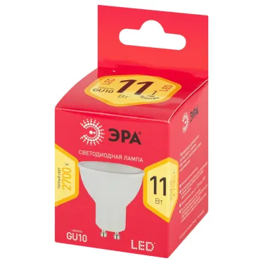 Лампочка светодиодная RED LINE LED MR16-11W-827-GU10 R GU10 11 Вт софит теплый белый свет