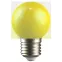 LIGHTING Лампа светодиодная декоративная G45 шар 1Вт 230В желтый E27 IEK