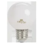 LIGHTING Лампа светодиодная декоративная G60 шар 3Вт 230В теплый белый E27 IEK
