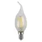 Лампа светодиодная F-LED BXS-11W-840-E14 (филамент, свеча на ветру, 11Вт, нетр, E14) (10/100/4000)