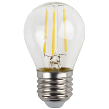 Лампа светодиодная F-LED P45-11w-827-E27 (филамент, шар, 11Вт, тепл, E27) (10/100/4000)