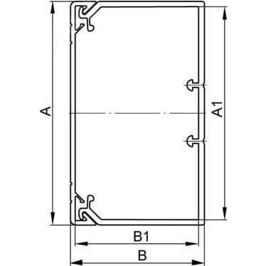 Кабель-канал 80x40 белый TA-G IN-Liner