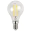 Лампа светодиодная филаментная F-LED P45-7W-827-E14 (филамент, шар, 7Вт, тепл, E14 (10/100/2400)