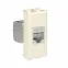 Avanti Компьютерная розетка RJ-45 без шторки модульная, кат.6 экранированная, Ванильная дымка, 1 модуль