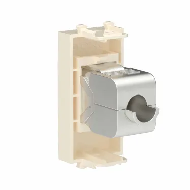 Avanti Компьютерная розетка RJ-45 без шторки модульная, кат.6 экранированная, Ванильная дымка, 1 модуль