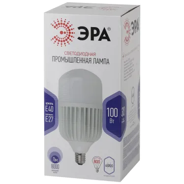 Лампа светодиодная LED 100Вт E27/E40 6500K Т160 колокол 8000Лм холодный