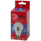 Лампа светодиодная LED 8 Вт 640Лм 6500К груша холодный E27 220-240В LED A60-8W-865-E27 Red Line