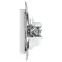 Розетка Intro Accent 6-201-01 2Р 16А-250В, IP20, СУ, AL/CU, белый