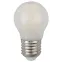 Лампа светодиодная филаментная F-LED P45-7W-840-E27 frost (филамент, шар мат., 7Вт, нейтр, E27 (10/100/3000)