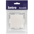Кнопка Intro Accent 6-109-06 , 10А-250В, IP20, СУ, перламутр