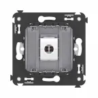 Avanti Компьютерная розетка RJ-45 без шторки в стену, кат.6А одинарная, Закаленная сталь