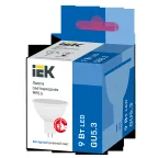 Лампа светодиодная MR16 софит 9Вт 230В 6500К GU5.3 IEK