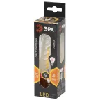 Лампа светодиодная филаментная F-LED BTW-5W-827-E14 (филамент, свеча витая, 5Вт, тепл, E14 (10/100/2800)