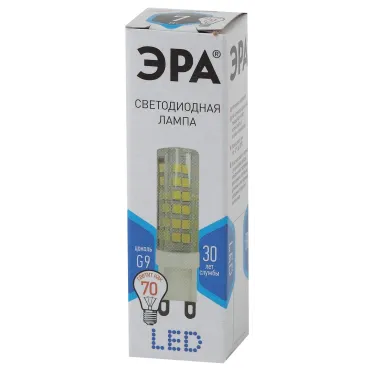 Лампы СВЕТОДИОДНЫЕ СТАНДАРТ LED JCD-7W-CER-840-G9 (диод, капсула, 7Вт, нейтр, G9)