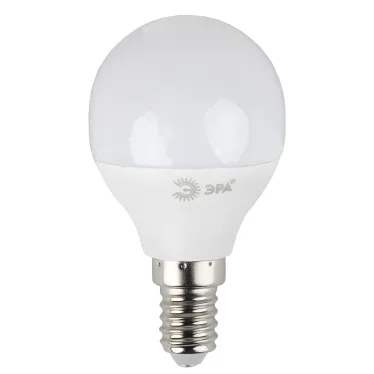 Лампа светодиодная Е14 8 Вт шар нейтральный белый свет RED LINE LED P45-8W-840-E14 R E14 / ЭРА