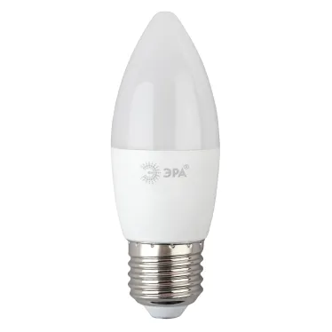 Лампа светодиодная Е27 8 Вт свеча нейтральный белый свет RED LINE LED B35-8W-840-E27 R E27 / ЭРА