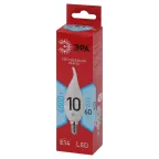 Лампа светодиодная RED LINE LED BXS-10W-840-E14 R E27 / E27 10 Вт свеча на ветру нейтральный белый свет