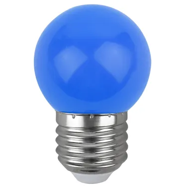Лампа светодиодная для Белт-Лайт диод. шар син., 4SMD, 1W, E27 ERABL45-E27 LED Р45-1W-E27