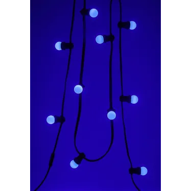 Лампа светодиодная для Белт-Лайт диод. шар син., 4SMD, 1W, E27 ERABL45-E27 LED Р45-1W-E27