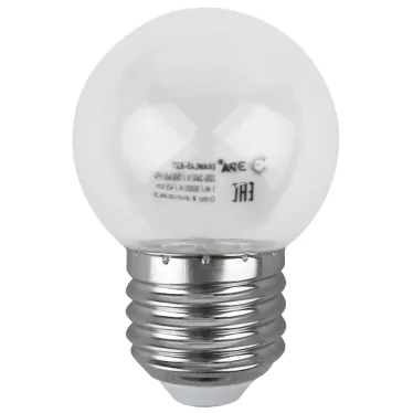 Лампа светодиодная для Белт-Лайт диод. шар, прозр., 4SMD, 1W, E27 ERAWL45-E27 LED P45-1W-Е27