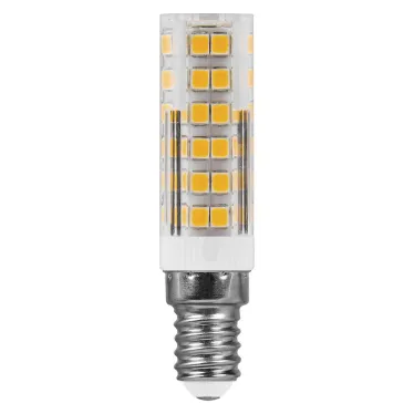 Лампа светодиодная LED 7вт Е14 теплый прозрачный цилиндр