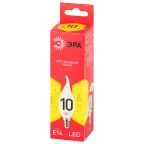 Лампа светодиодная RED LINE LED BXS-10W-827-E14 R E14 / Е14 10Вт свеча на ветру теплый белый свет