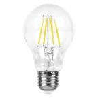 Лампа светодиодная LED 7вт Е27 белый FILAMENT