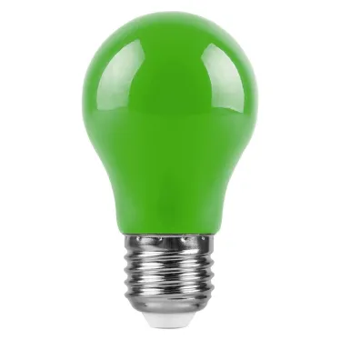 Лампа светодиодная LED 3вт Е27 зеленый шар