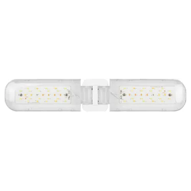 Фитолампа для растений светодиодная GREEN LINE ФИТО-20W-PFR-E27-GR 2-х лепестковая полного спектра 20 Вт Е27