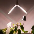 Фитолампа для растений светодиодная GREEN LINE ФИТО-20W-PFR-E27-GR 2-х лепестковая полного спектра 20 Вт Е27