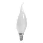 Лампа светодиодная LED 15вт Е14 теплый матовая свеча на ветру FILAMENT