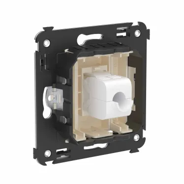 Avanti Компьютерная розетка RJ-45 без шторки в стену, кат.6А одинарная, Ванильная дымка