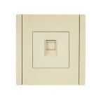 FORTE@PIANO Розетка компьютерная RJ45 кат.6 FP431 ваниль IEK
