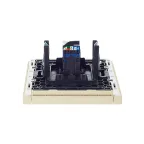 FORTE@PIANO Розетка компьютерная RJ45 кат.6 FP431 ваниль IEK