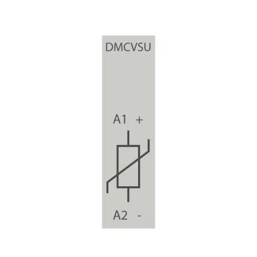 Ограничитель перенапряжений для миниконтакторов DMC и реле DCR с варистором 12-48VAC/12-60VDC