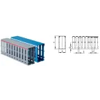 Короб перфорированный RL12 80x80 серый QUADRO