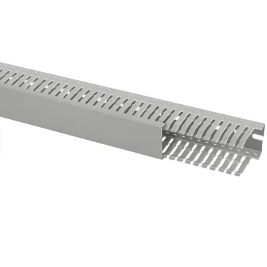 Кабель канал KK-40-60-PERF-RF перфорированный 40х60 серый 36м