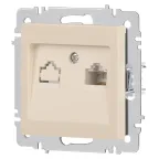 Розетка Intro Accent 6-303-02 информационная RJ45, IP20, СУ, слоновая кость