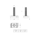 STRUT-Т-болт М10х30