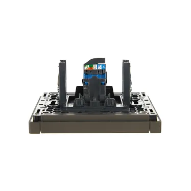 FORTE@PIANO Розетка компьютерная RJ45 кат.6 FP331 серый IEK