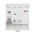 Выключатель дифференциального тока ВД-100N 4P 80А 100мА тип AC эл-мех 6кА PROXIMA