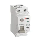 Выключатель дифференциального тока ВД-100N 2P 63А 30мА тип AC эл-мех 6кА PROXIMA