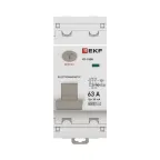 Выключатель дифференциального тока ВД-100N 2P 63А 30мА тип AC эл-мех 6кА PROXIMA