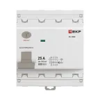 Выключатель дифференциального тока ВД-100N 4P 25А 100мА тип AC эл-мех 6кА PROXIMA