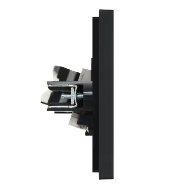 FORTE@PIANO Розетка двойная RJ11+RJ45 кат.5E FP135 черный IEK