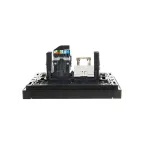 FORTE@PIANO Розетка двойная RJ11+RJ45 кат.5E FP135 черный IEK