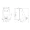 Розетка кабельная наружная IP44 32A 2P+E 230V