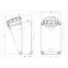 Розетка наружной установки IP67 125 A 2P+E 230V
