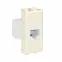 Avanti Компьютерная розетка RJ-45 без шторки модульная, кат.6А, Ванильная дымка, 1 модуль